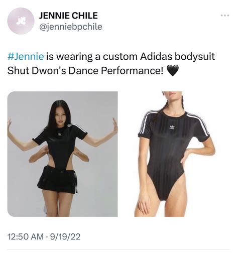 adidas bodysuit jennie